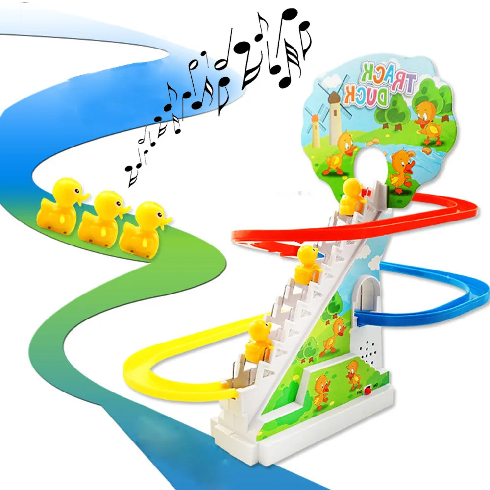 Игрушка утята на горке. Пингвины горка игрушка. Игрушка утята на горке. Уточка поднимающаяся по лестнице. Track duck игрушка горка.