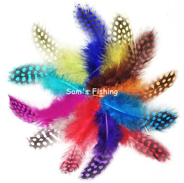 50PCS/Lot Fly Fishing Tying Material Pearl Chicken Pheasnt Plumage