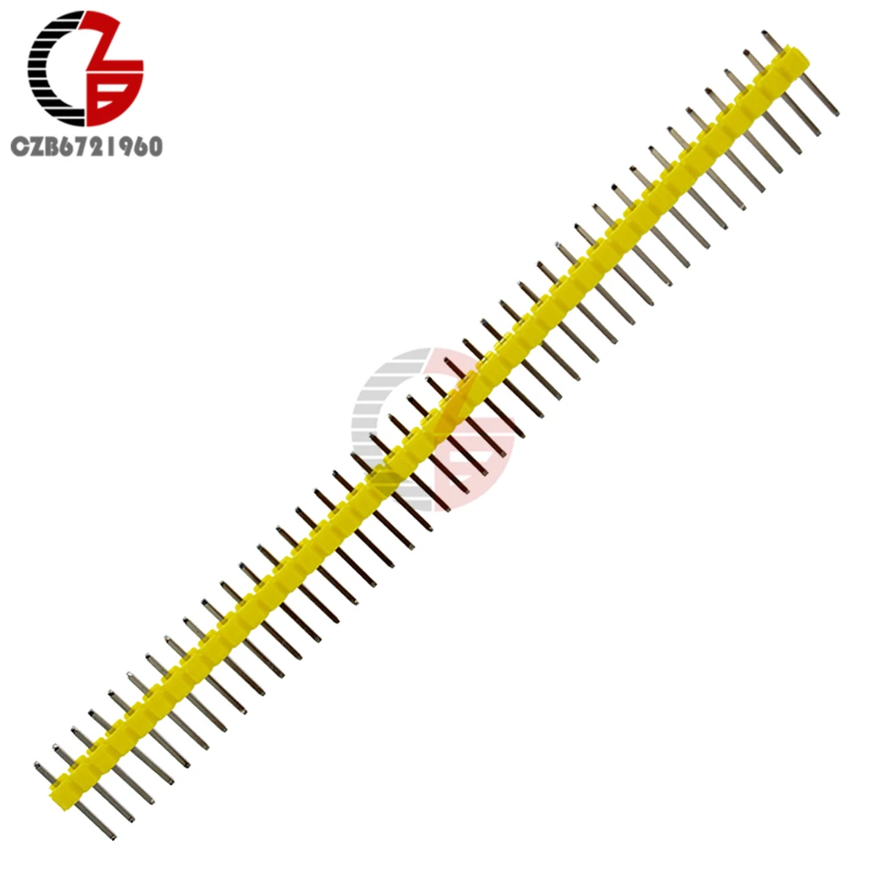 10 шт. Однорядный штыревой разъем 40Pin 2,54 мм прямой штыревой разъем для печатной платы DIY пайки сварки