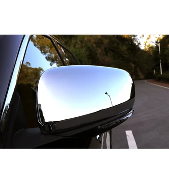 

lsrtw2017 abs car rearview cover chrome for renault koleos kadjar 2016 2017 2018 2019 samsung qm6