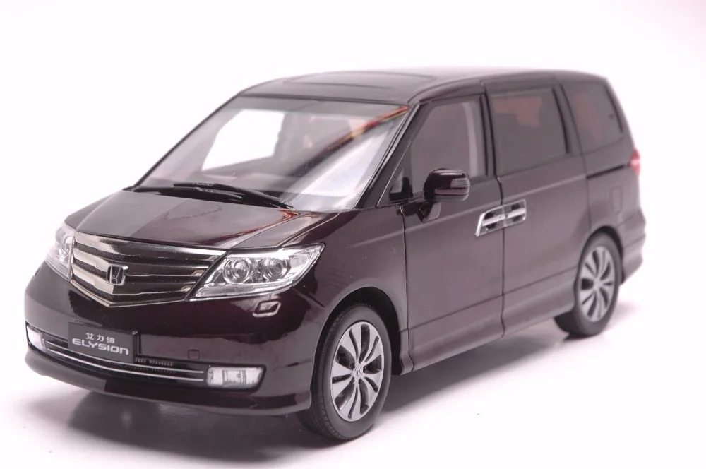 1:18 Diecast Model for Honda Elysion Purple MPV Alloy Toy Car