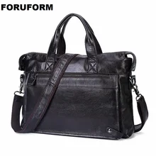 Гарантия натуральная кожа портфель мужская сумка 14 дюймов ноутбук мягкая воловья сумка деловая сумка LI-2312