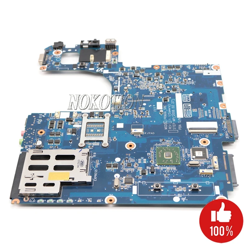 NOKOTION материнская плата для ноутбука SAMSUNG R60 Plus NP-R60Y BA92-04772A материнская плата RS600ME SB600 DDR2 Бесплатный процессор