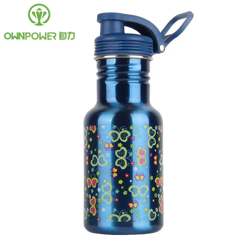 OWNPOWER جديد بلدي مياه الفولاذ غير القابل للصدأ زجاجة مانعة للتسرب ختم الرياضة الشرب السفر زجاجات مياه للرياضة المحمولة هدية الكريسماس