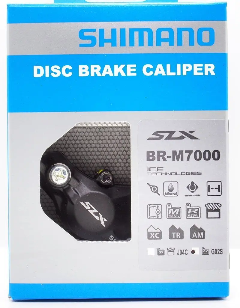 

Shimano SLX M7000 MTB Hydraulic Disc Brake Caliper w/ Resin Pads G02S J02A J04C