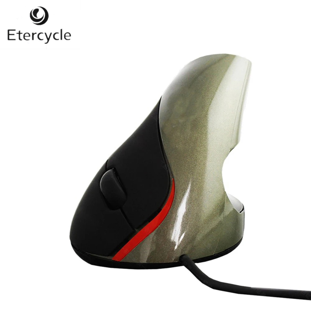 

Ergonomic Design USB Vertical Optical Mouse 1000DPI 5D Wired Mouse for Computer PC 4 Colors