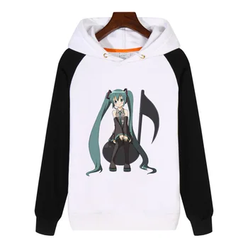 

MIKU eighth note Japanese Anime Hoodies fashion men women Sweatshirt Streetwear Tracksuit Sportswear AN295