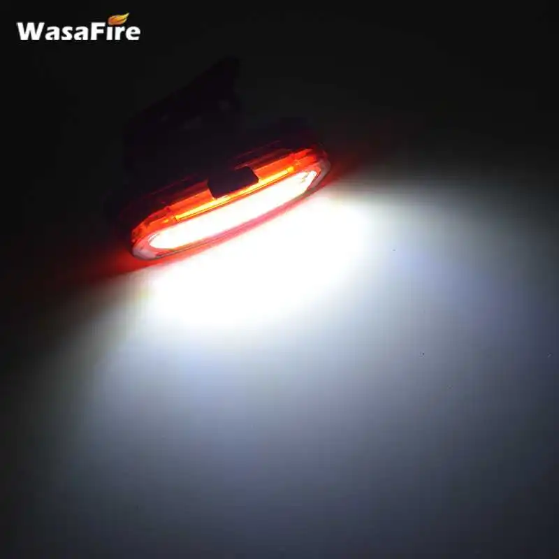 Sale WasaFire 300 Lumens Anti-shock Bicycle Lights LED USB Charger Rain Waterproof Red reflectors safety Bike Light Rear Tail Lamp 10