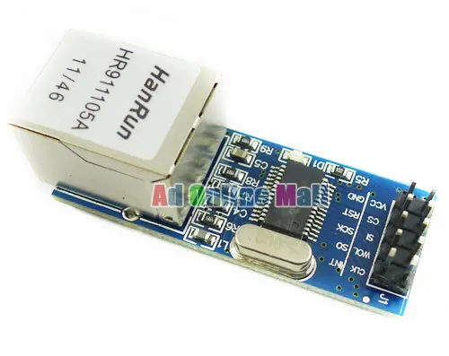 Мини ENC28J60 Ethernet LAN сетевой модуль SPI интерфейс для Arduino 51 AVR LPC STM32 5 шт./лот |