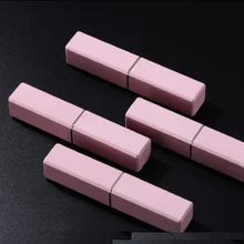 Квадратный тюбик губной помады пустой бальзам для губ трубка 11,1 мм золотой красный розовый алюминиевый бутылочка для косметики губная палочка контейнеры 10 шт./партия