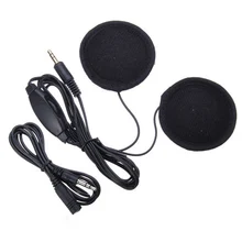 New Motorcycle Bike Scooter Helmet Sports Stereo Headphones Headset For MP3 Phone Black