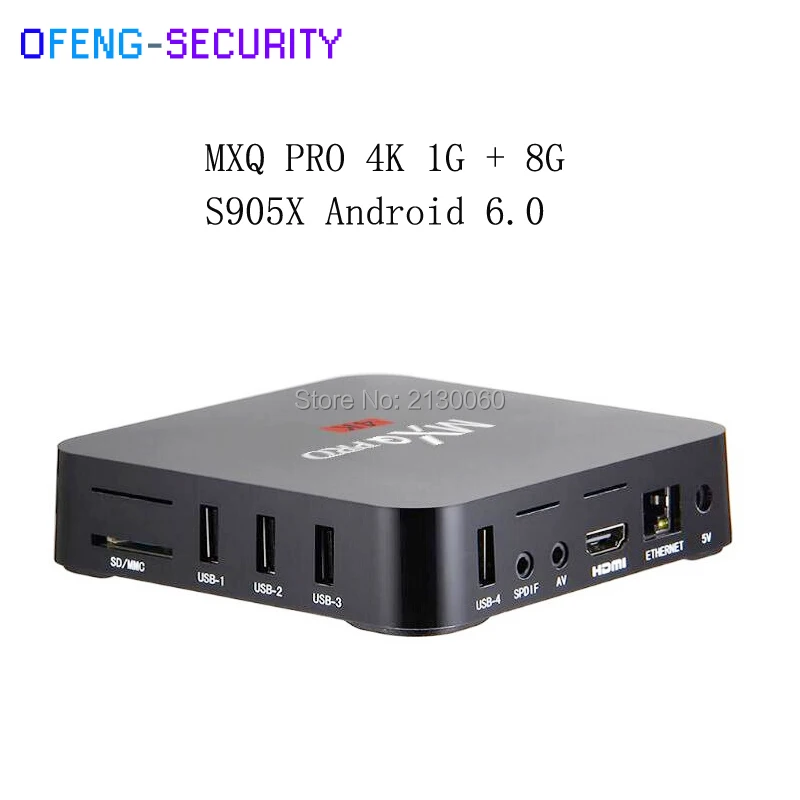

conversor smart tv MXQ pro Smart TV Box Amlogic S905X Quad-core set top box Android 6.0 kodi 1GB/2GB 8GB/16GB HD 1080P