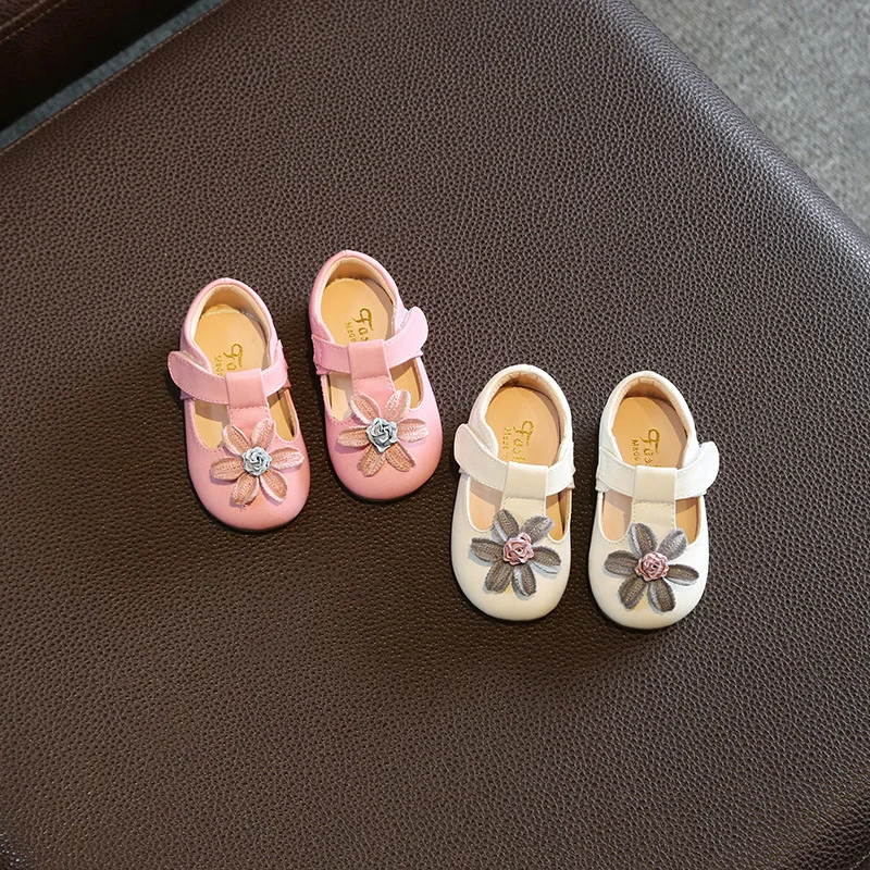 

Children's Shoes Autumn Girls Princess's Shoes Soft Bottom Anti-skid Walking Shoes