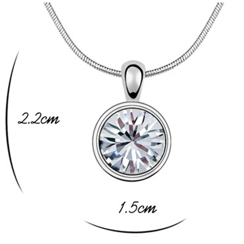 Женское Ожерелье с кристаллами Swarovski SHDEDE модное ювелирное изделие трендовая