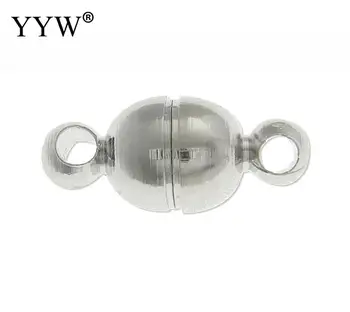 

YYW Brass Magnetic Clasp Supplies For Jewelry Round 11.40x5mm Clasp Accessories Jewelry Findings DIY Making for Bracelet Clasps
