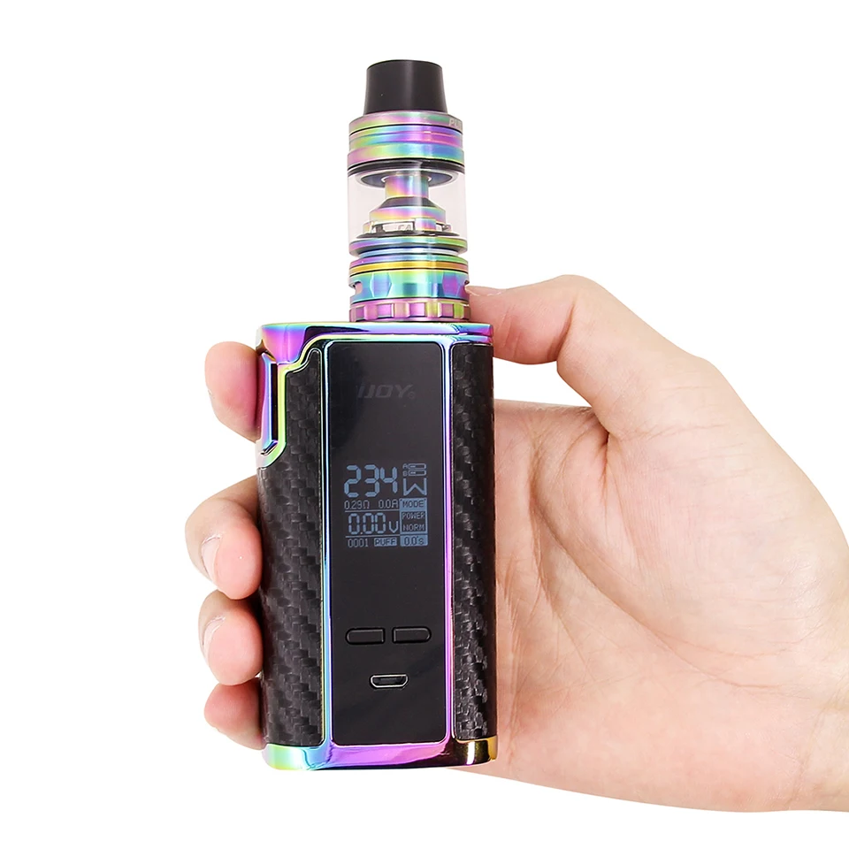 Оригинал IJOY капитан PD270 комплект с 20700 3000 мАч аккумуляторной батареи 234 Вт поле mod и