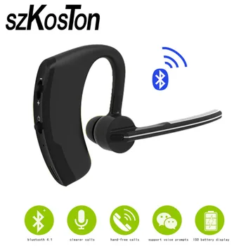 

V4.1 Bluetooth Business Headphones Hands Free Wireless Business Headphone for iPhone Samsung Mobile Phones Headset With Mic