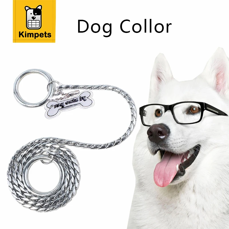 Metal Chain Pet Dog Leash Stainless Steel Pet Leads Luxury Dog Training