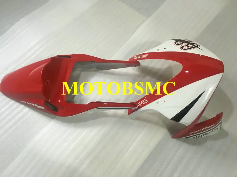 

Front part Rear Tail Fairing kit for HONDA CBR600RR F5 03 04 CBR 600RR CBR 600 2003 2004 ABS White red Fairings set HG59
