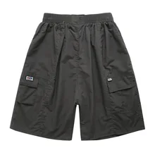 Мужские высотой до колена карманы Повседневное летняя верхняя одежда Активный бегунов Для мужчин s брюки карго шорты, короткие штаны MQ548