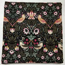 110 см ширина качество птицы цветок напечатаны хлопок Ткань Текстиль полотно ремесла Zakka хлопковый материал сумка для дома вечерние украшения