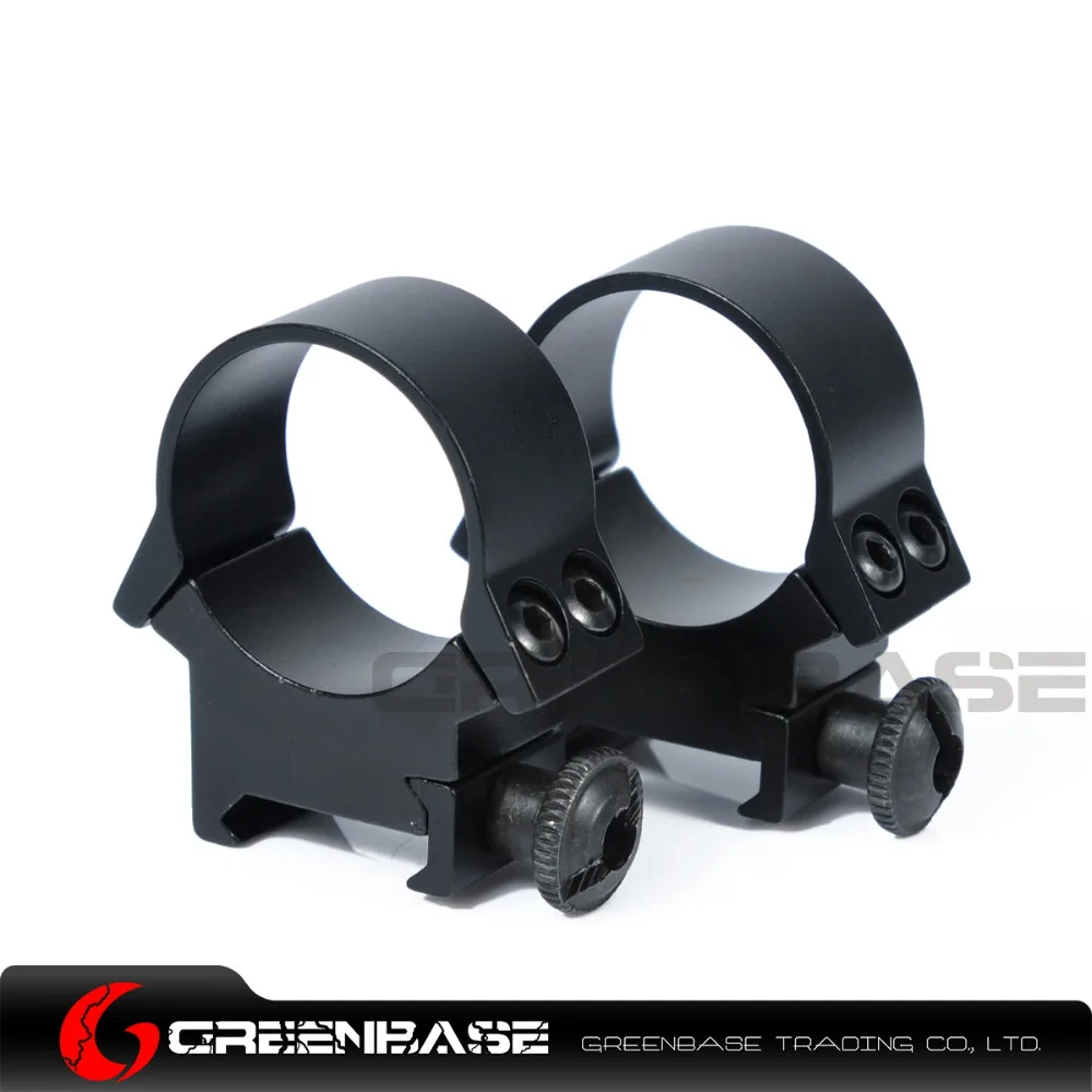 Greenbase Low Medium Profile 30mm Scope Rings Weaver Picatinny Rail