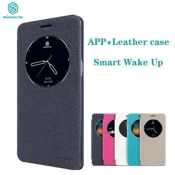 

For Samsung Galaxy Note FE (Fan Edition) Case Nillkin Sparkle super thin PU Flip leather Cover For Samsung Note FE Smart Wake Up