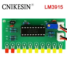CNIKESIN 10-band diy Audio Level Indicator Kit LM3915 Indicator Fun Electronic Training DIY Parts Suite