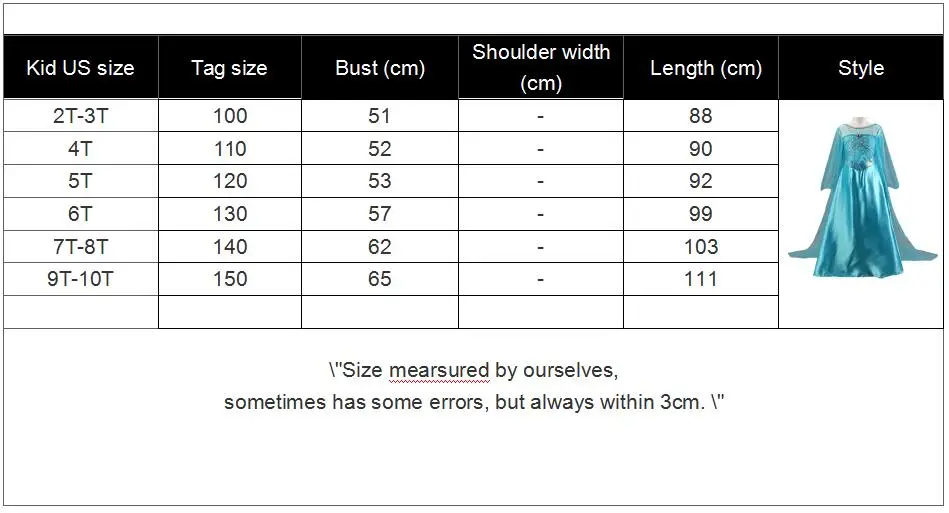 CuilinKailan/платье Анны и Эльзы; Детский карнавальный костюм принцессы Софии; платья Снежной Королевы для маленьких девочек; Рождественская одежда