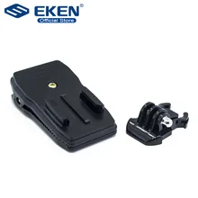 Clipe rápido mochila chapéu braçadeira adaptador de montagem para gopro hero 6 5 4 3 + 2/para xiaomi/foryi 4k/ação esporte câmera