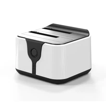 Nuevo Doble $ number bahías hdd caddy sata y USB3.0 disco duro externo unidades de la Estación/Duplicador para 2.5/3.5 sata HDD Leer del disco duro casos