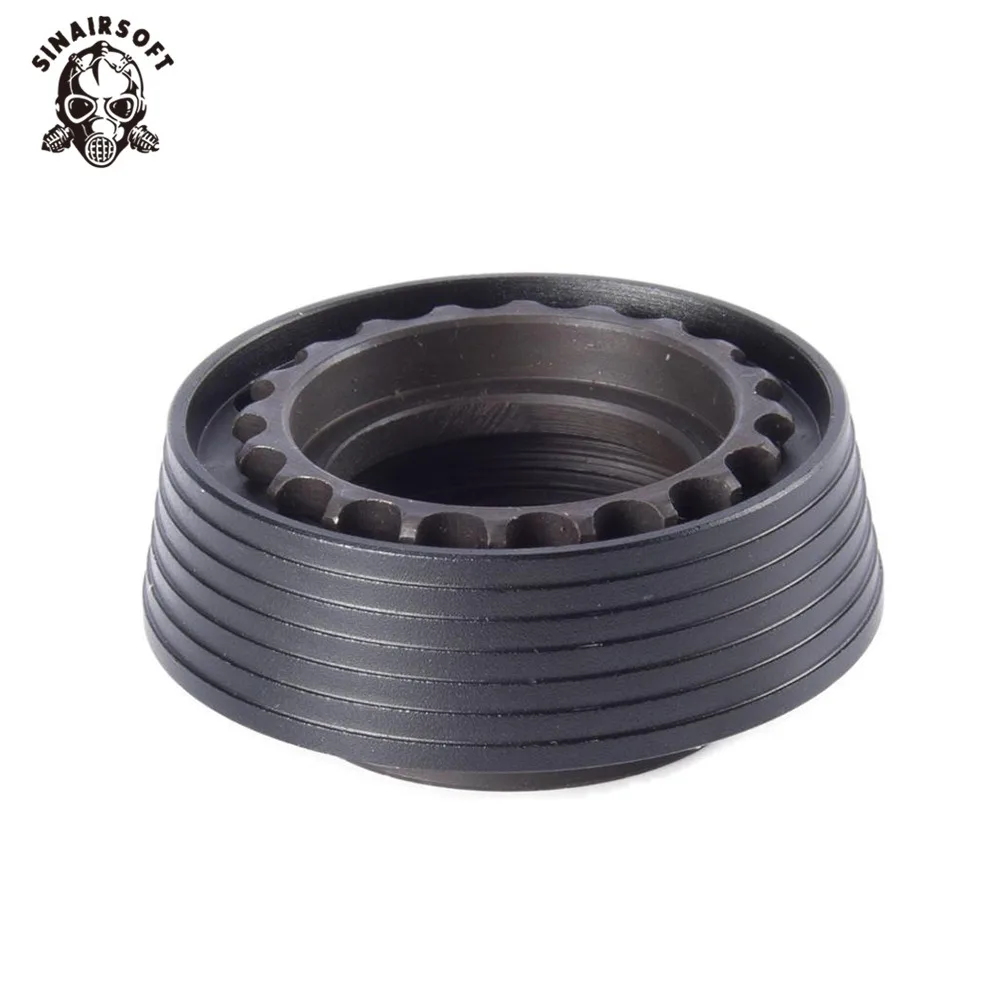 Тактическая алюминиевая прямая рельсовая система Handguard Delta Ring сборка бочка гайка