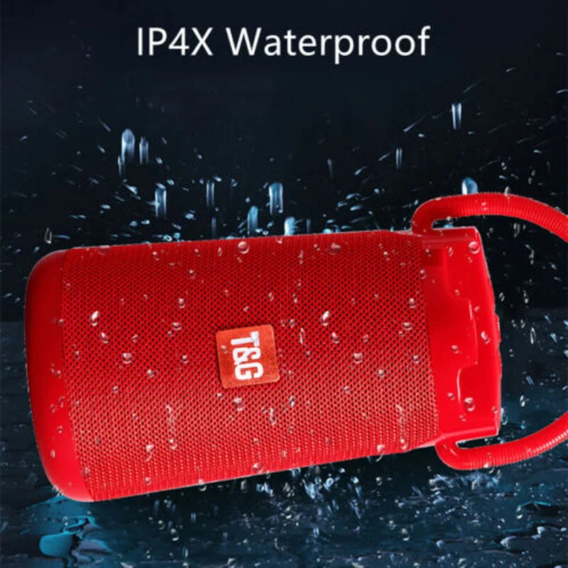 30W high power TG138 outdoor waterproof portable stereo wireless Bluetooth speaker car subwoofer support FM radio TF card AUX