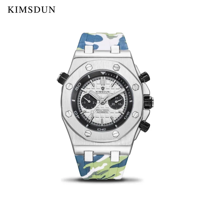 

Luxury Fashion Watch KIMSDUN Top Brand Relogio Automatic mechanical watch Men Watches Waterproof Business Wristwatches Male Clo