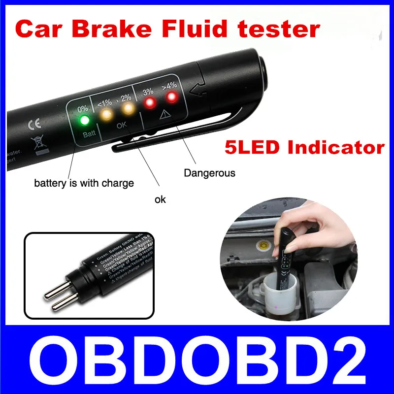 Auto Car Liquid Testing Brake Fluid Tester Check Car Crake