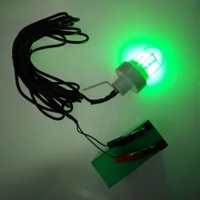 10 м шнур питания IP68 12 В светодиодный светильник для подводной рыбалки, Лампа 6000 люменов, ночной Светильник для рыбной лодки 60 Вт