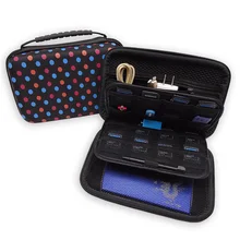 New Electronic Gadget Storage Bag Travel Digital Accessories Organizer for HDD USB Data Cable Power Bank 3DSLL/XL Game Consoles