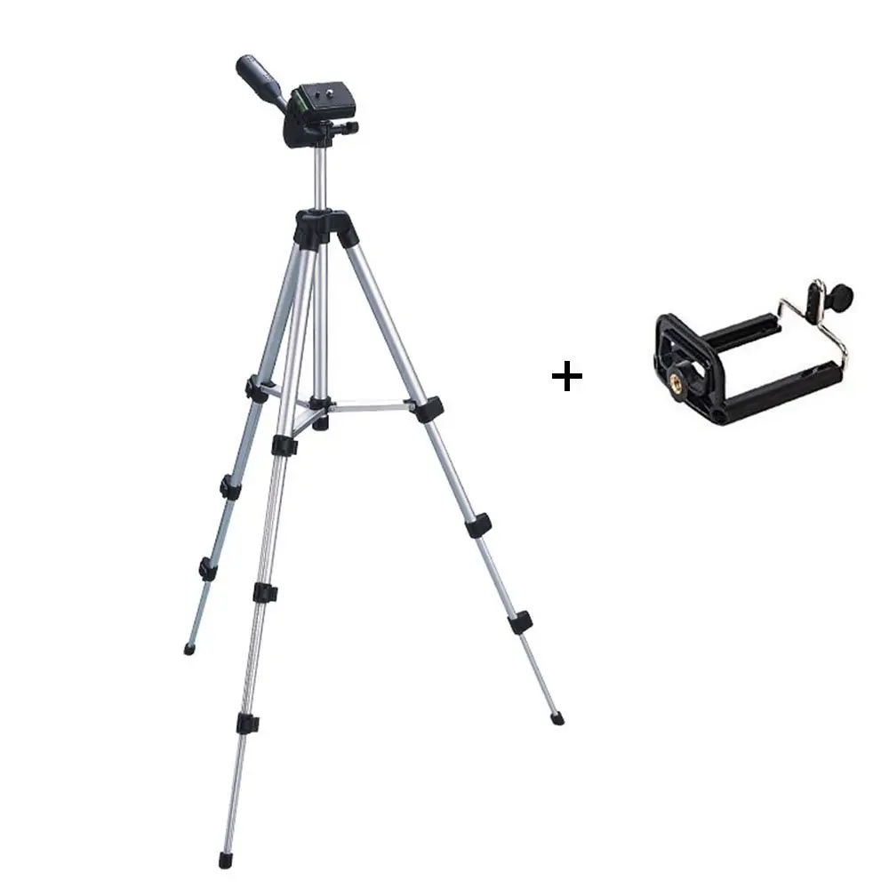 Flexible Tripod with Clip Phone Holder Portable Tripod for Camera Phone