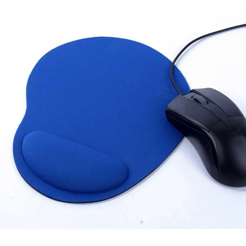 Optical/Trackball PC Thin Mouse Pad With Wrist Rest Comfort Mouse Pads