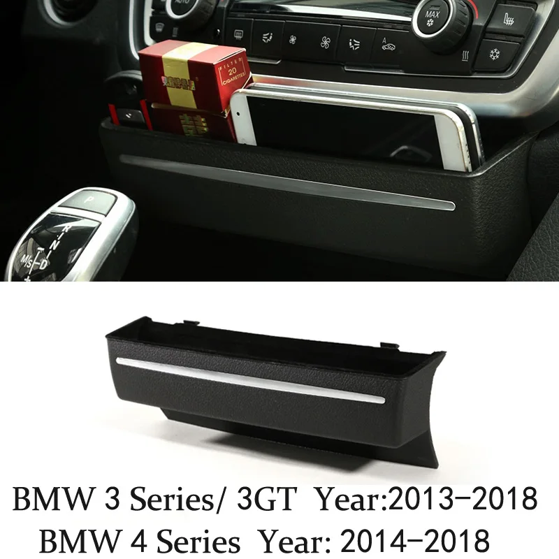 Коробка-органайзер в автомобиль модифицированные авто аксессуары для BMW 3 4 серии 3GT X3 X4 F30 F34 консоль CD панель Замена пряжки коробка для хранения - Название цвета: 3 4 Series 3GT