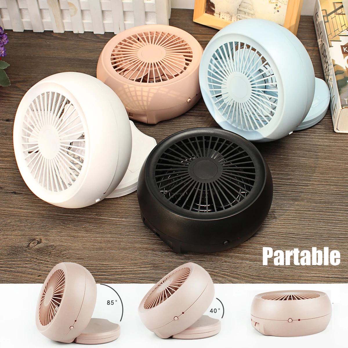 

Portable Rechargeable Battery Mini Fan Home Office Computer Desk Deaktop USB Charging Air Cooler Outdoor Electric Fans