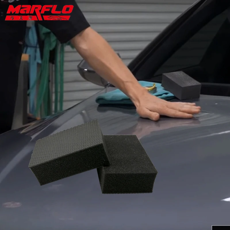Car Wash Mud Magic Clay Bar Sponge Block Pad Remove Contaminants Before Polisher Wax For Car Care Cleaning car cleaning clay bar