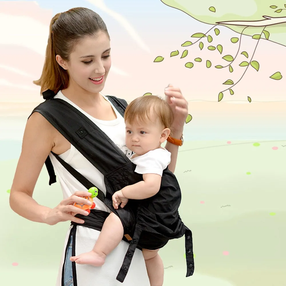 

Ergonomic Baby Carriers Backpack Soft Comfortable Baby Carrier Warap Cotton Breathable Wrap Kangaroo Bag Odorless Infant HipSeat