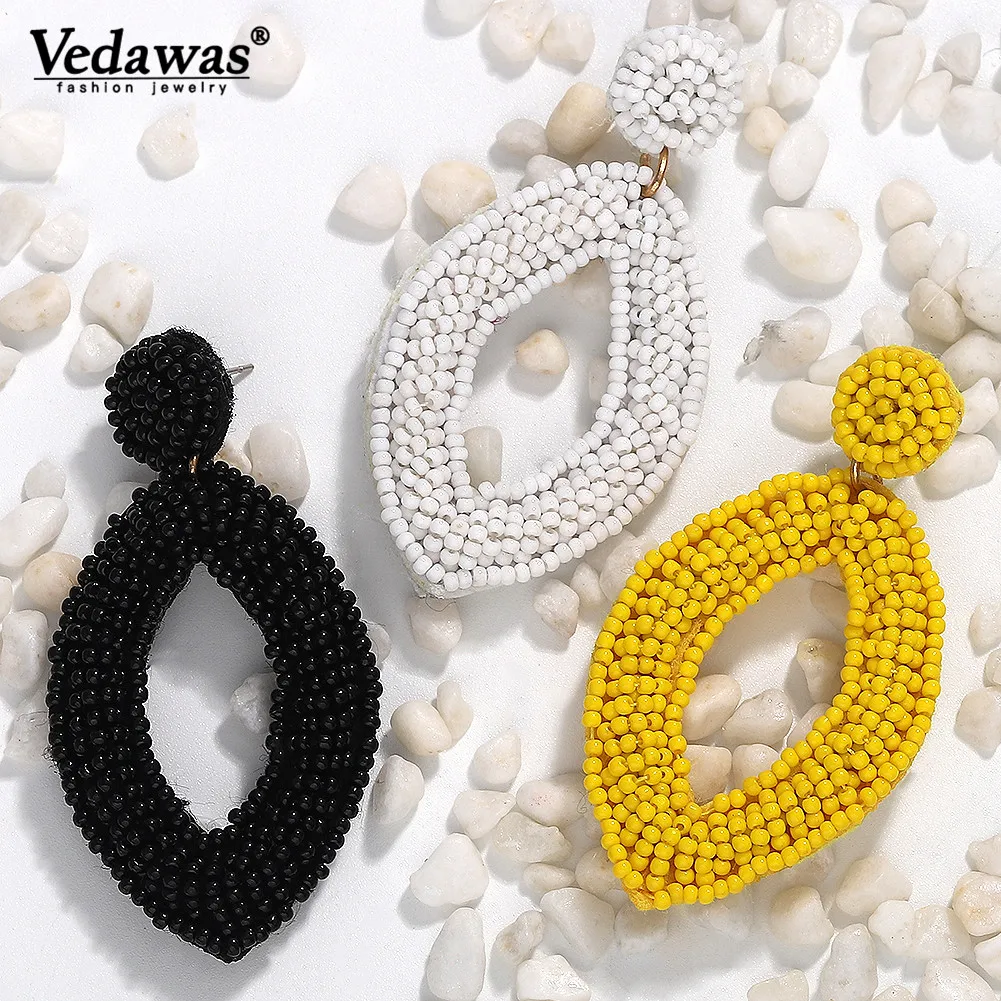 

Vedawas Long Beads Lips Earrings Handmade Bijoux Cute Romantic Statement Drop Dangle Earrings Pendientes Wholesale xg3225