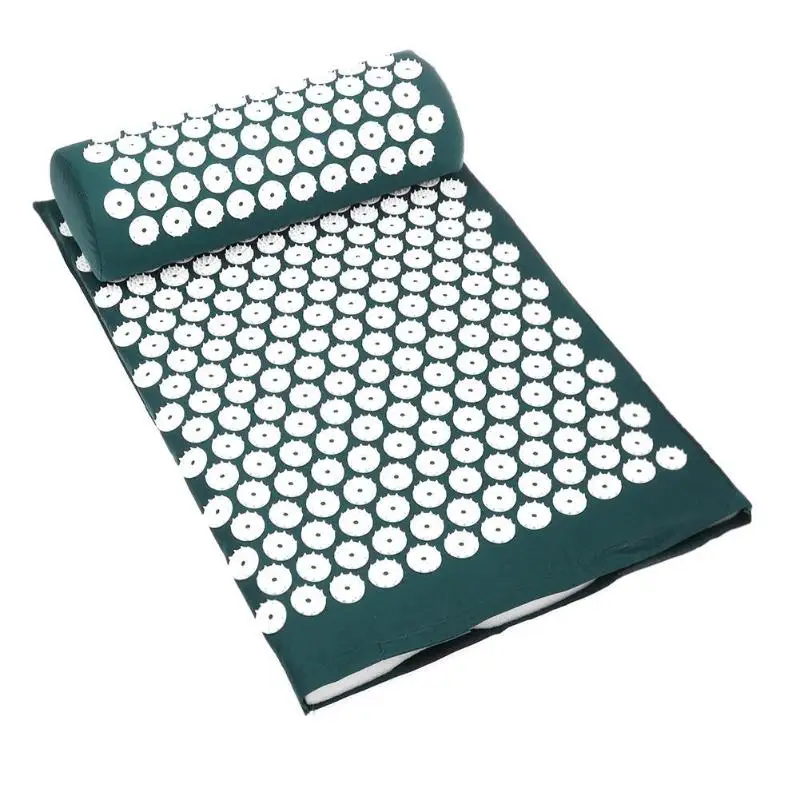 Lotus Spike Acupressure Massager Mat Relaxation Relief Stress Tension Body Yoga Mat Relieve Body Stress Pain Spike Lotus Mat