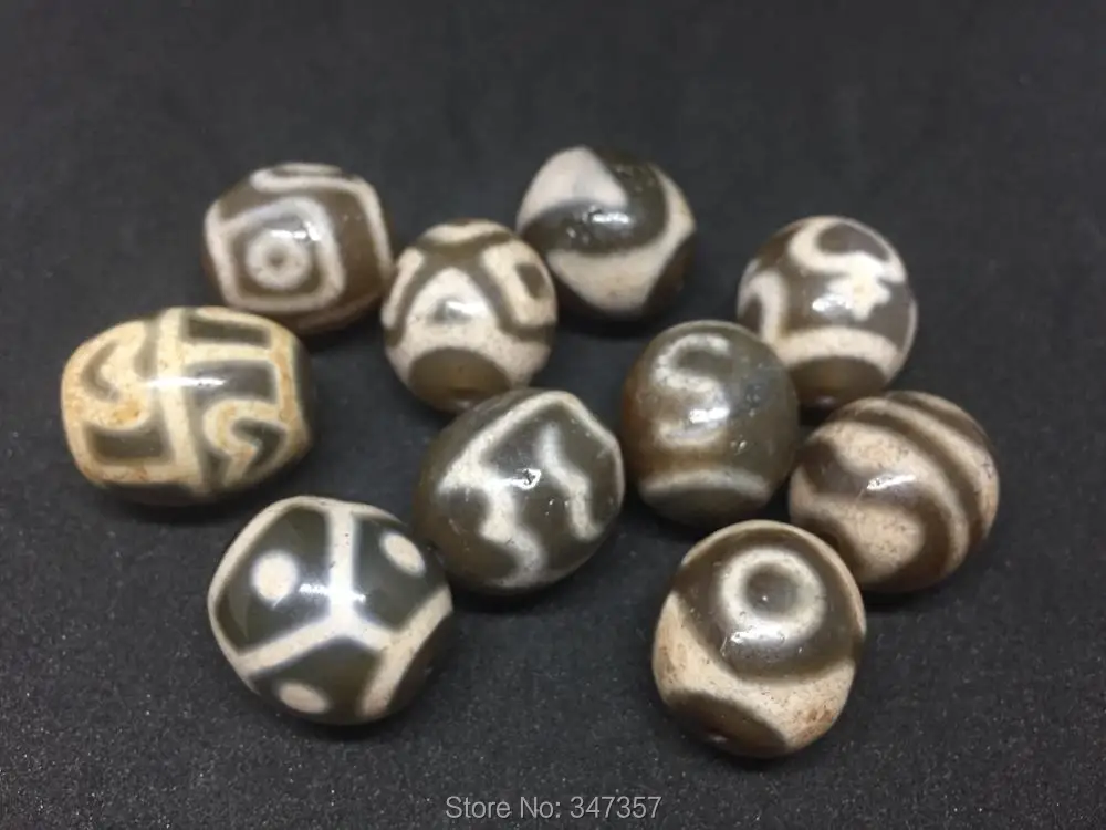 2018 Fengshui Dzi Ji bead 18 мм * 20 1 шт. лот крючок для денег тигровый зуб Кладоискатель ваза