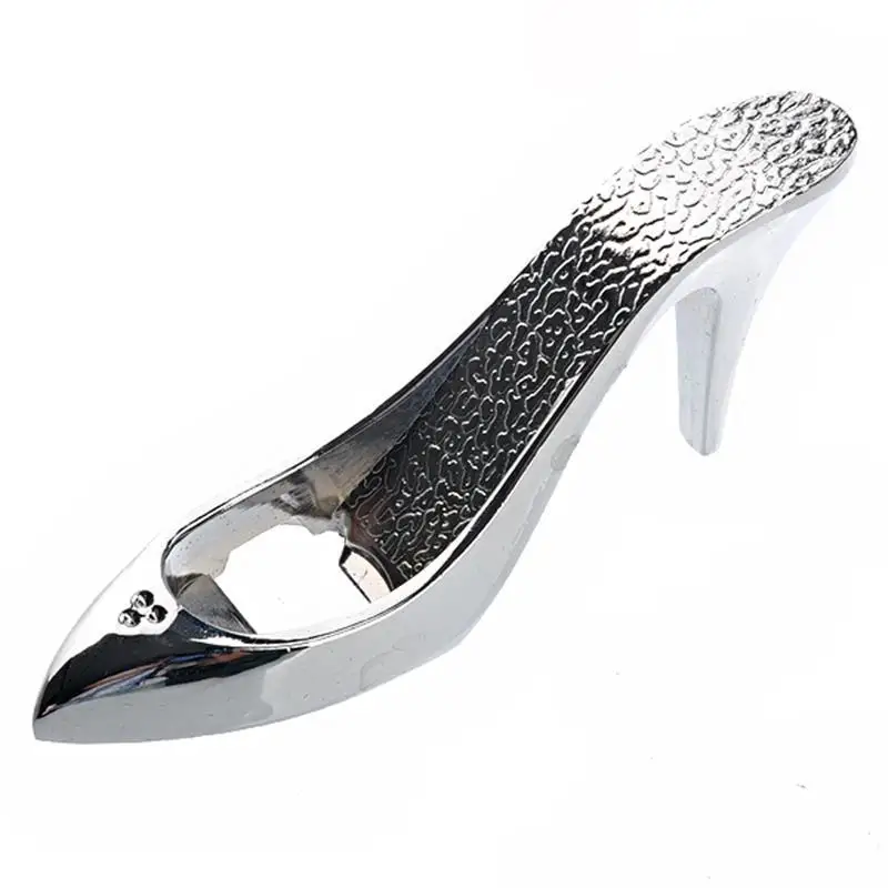 

Creative High-heel Shoe Shaped Bottle Opener Wedding Party Favor (Silver)