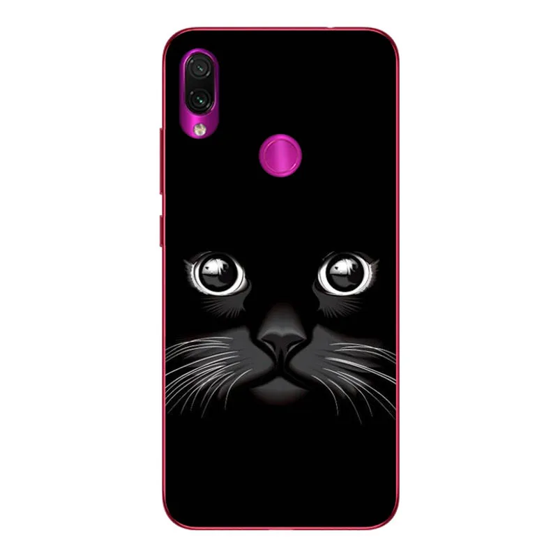 Geruide 6.3 For xiaomi redmi note 7 Case Cover, Printed Soft Silicon TPU Back Cover Case For xiaomi redmi note 7 pro Phone Cases