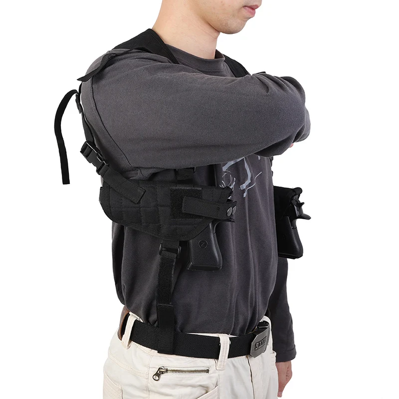 

Carry Tactical Under Arm Shoulder Double Draw Pistol Holster Pouch Outdoor Hunting Portable Holster high quantity