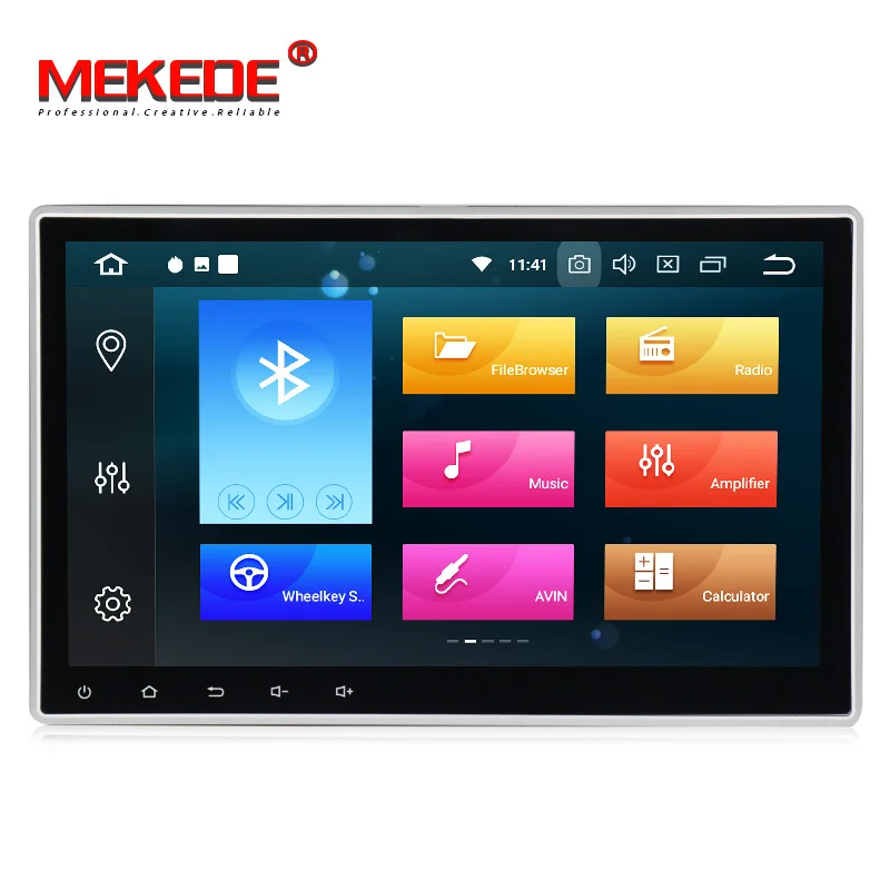 Excellent 4G RAM 32G ROM android 8.0 car dvd gps navigation radio video player stereo 2din universal radio car universal multimedia WIFI 1